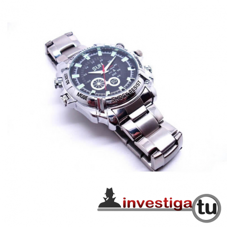 Orologio spia 8GB investigazione full HD, visione notturna, audio